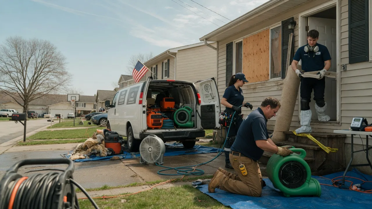 Water Damage Restoration in Absaraka, ND near me